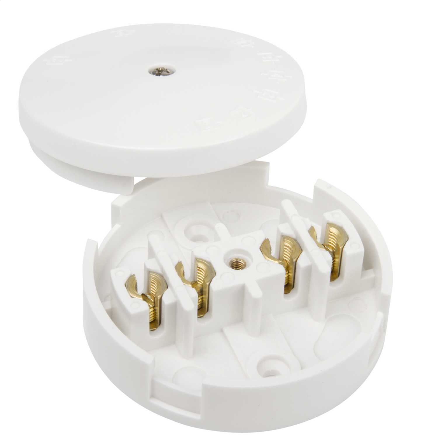 Scolmore Click 20A 4 Terminal Junction Box White (WA071) CEF