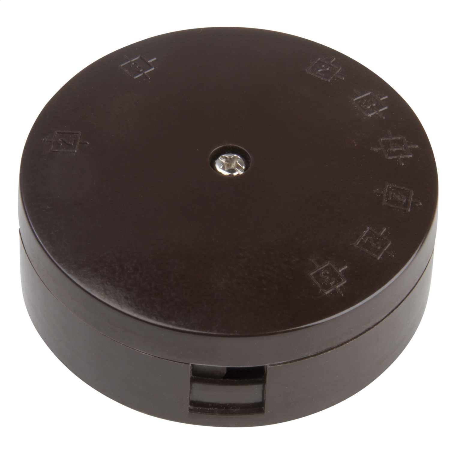 Scolmore Click 20A 4 Terminal Junction Box Brown (WA076) CEF