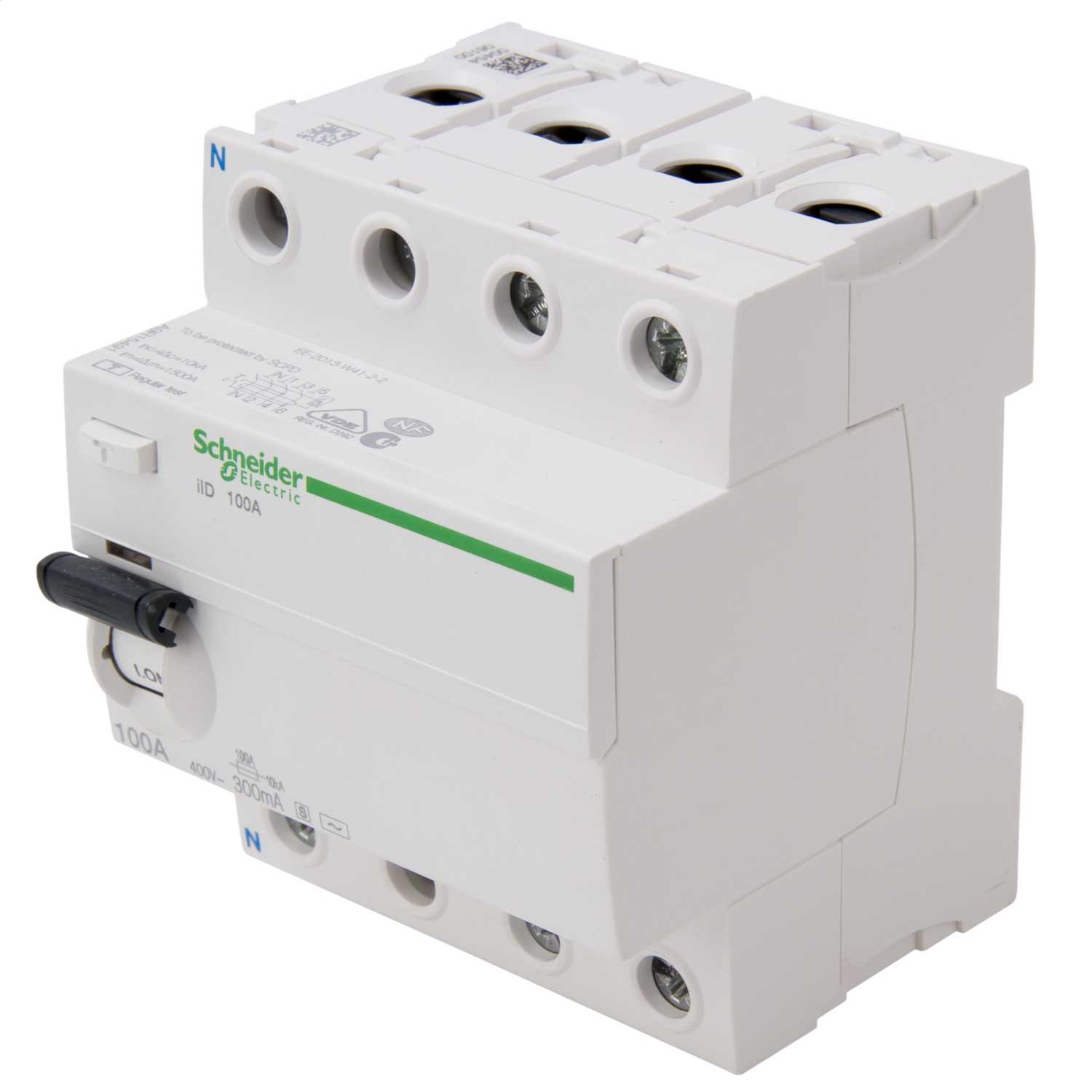 Schneider Square D IKQ 100A 4 Pole 300mA Time Delay RCD (SED100304S) CEF