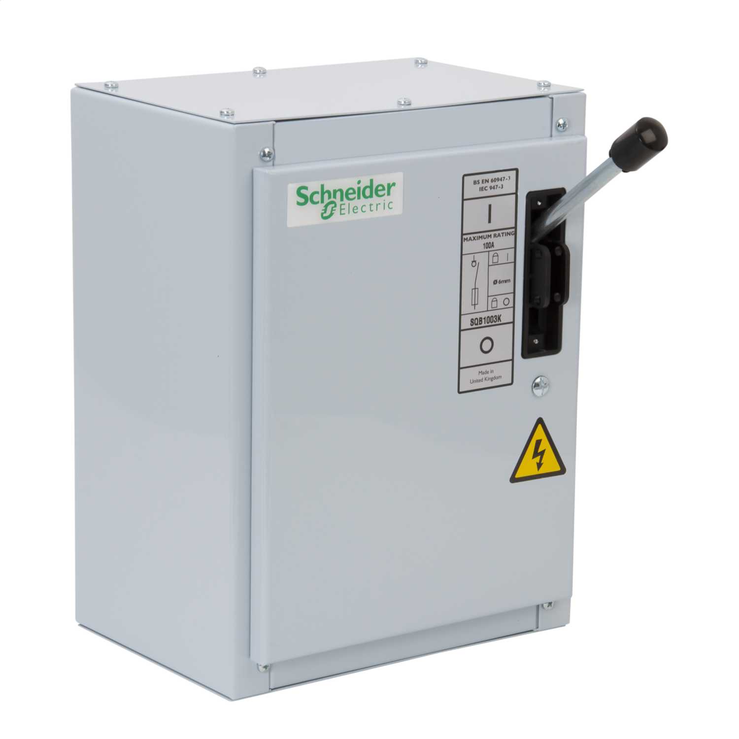 Schneider Square D 100A TP+N Metal Fused Switch (SQB1003K) CEF