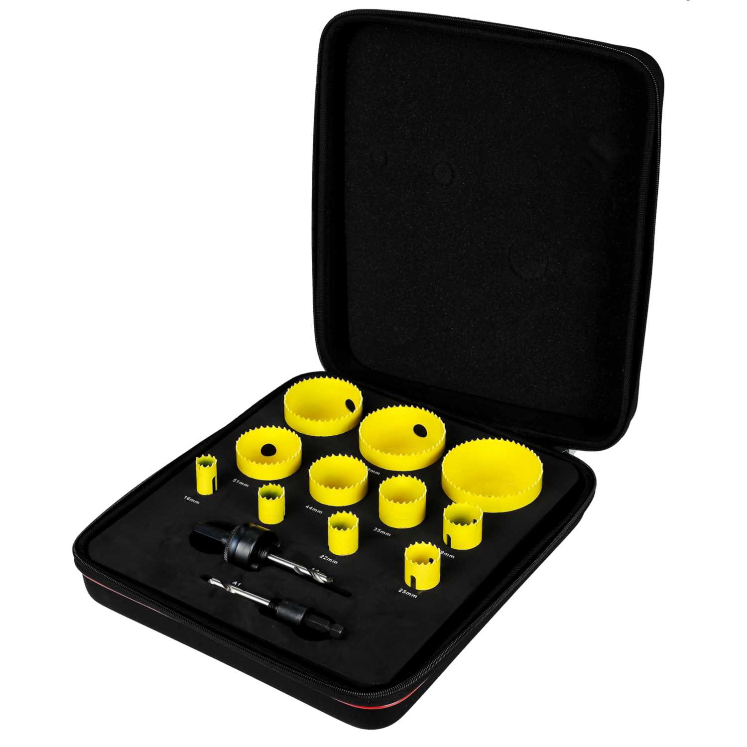 Starrett Deluxe Electricians Holesaw and Arbor Kit (KFC11021) CEF