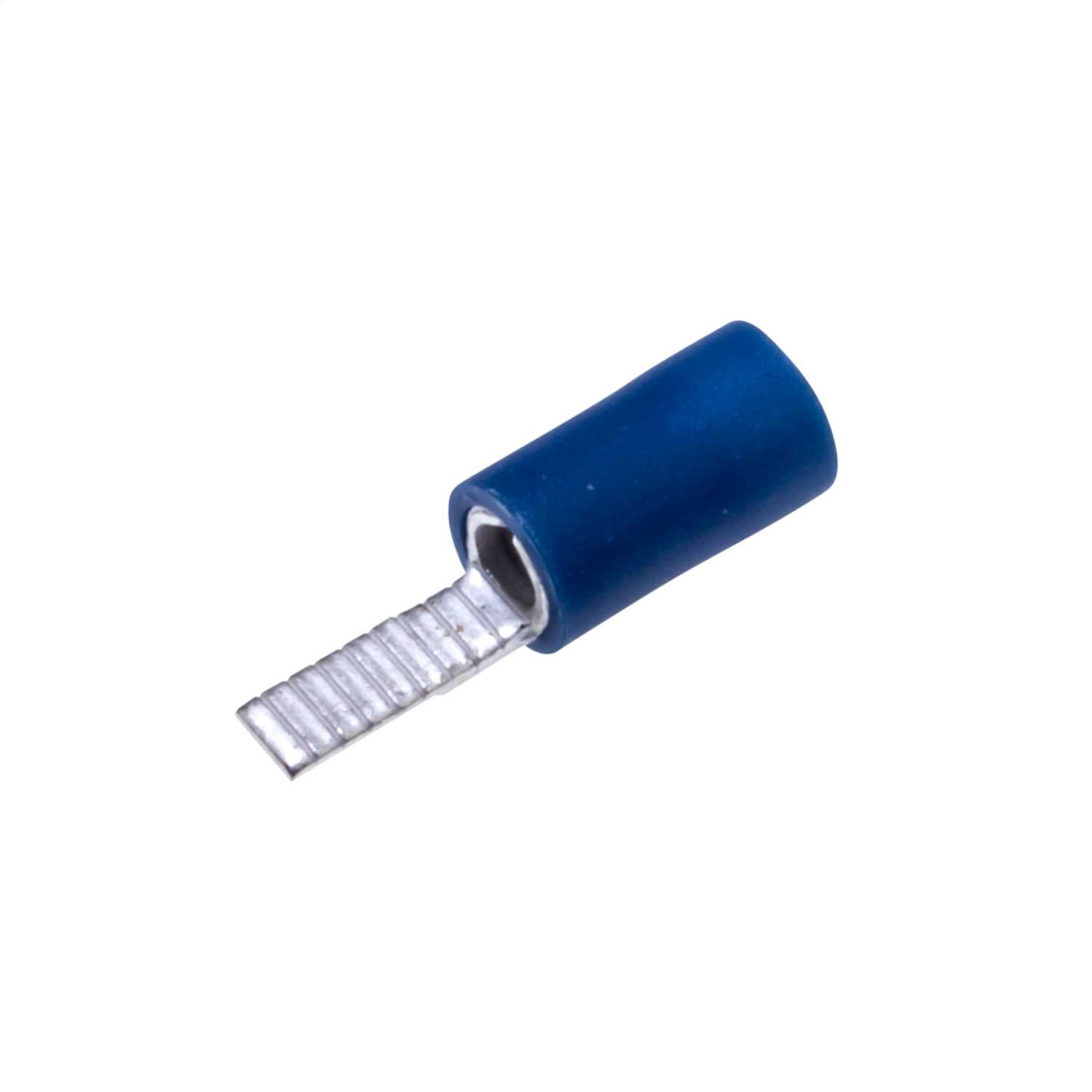 Engex 9mm Blue Blade Crimp Lugs for 2.5mm Cables (Pack of 100) (612010