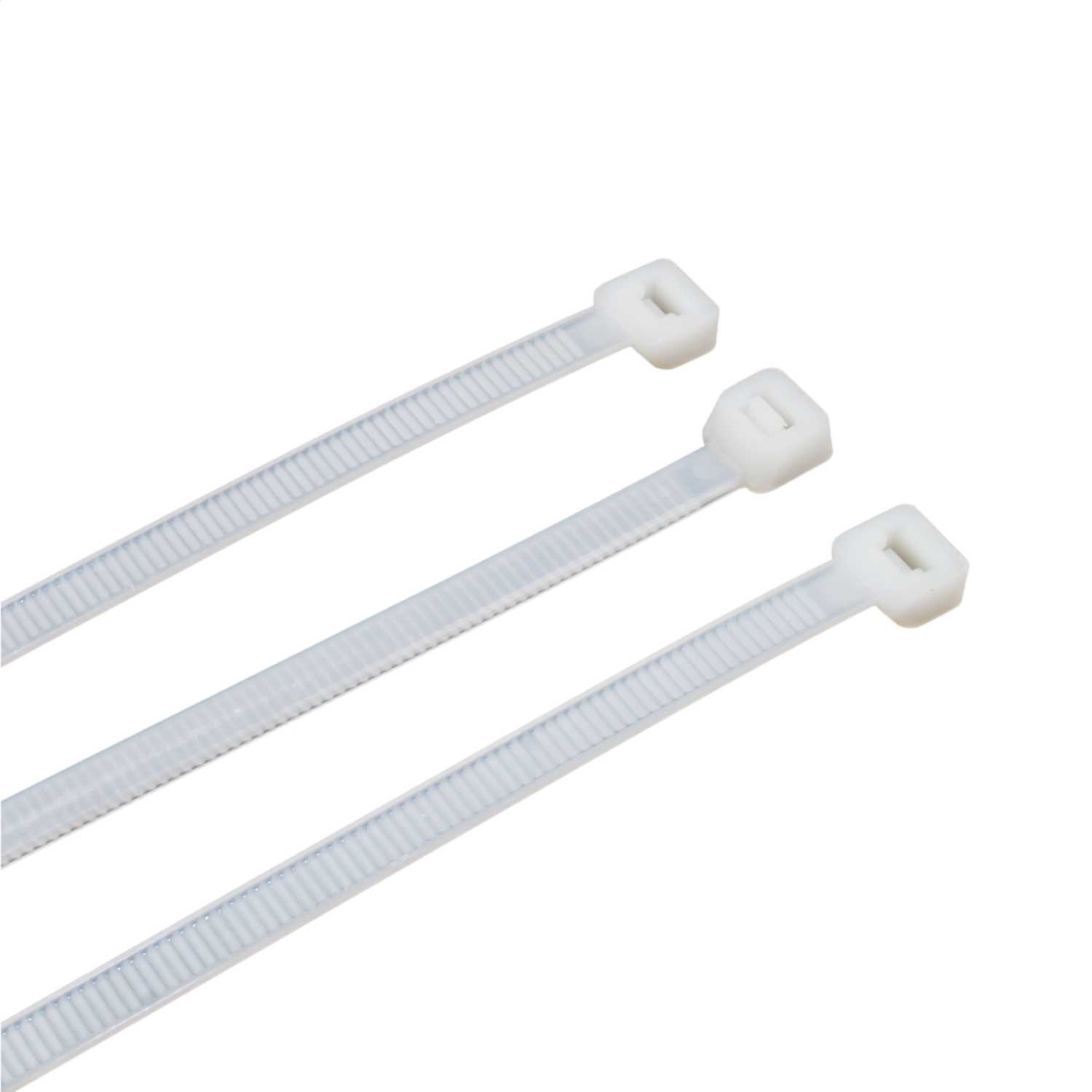 Engex 300mm x 7.6mm Cable Ties Natural (Pack of 100) (651012) CEF