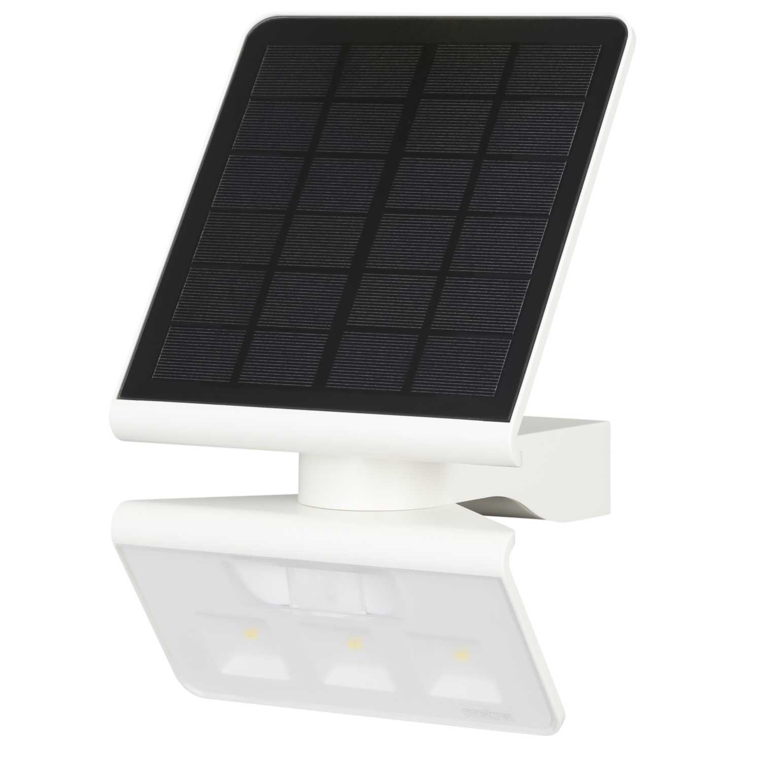 Steinel 1.2W LED Solar Powered Floodlight with PIR White 4000K (671006 ...