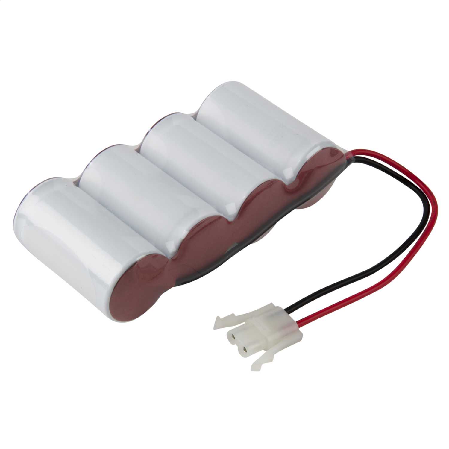 Tamtec 4 x D Cell Battery Pack Side By Side with Connectors Leads (4D