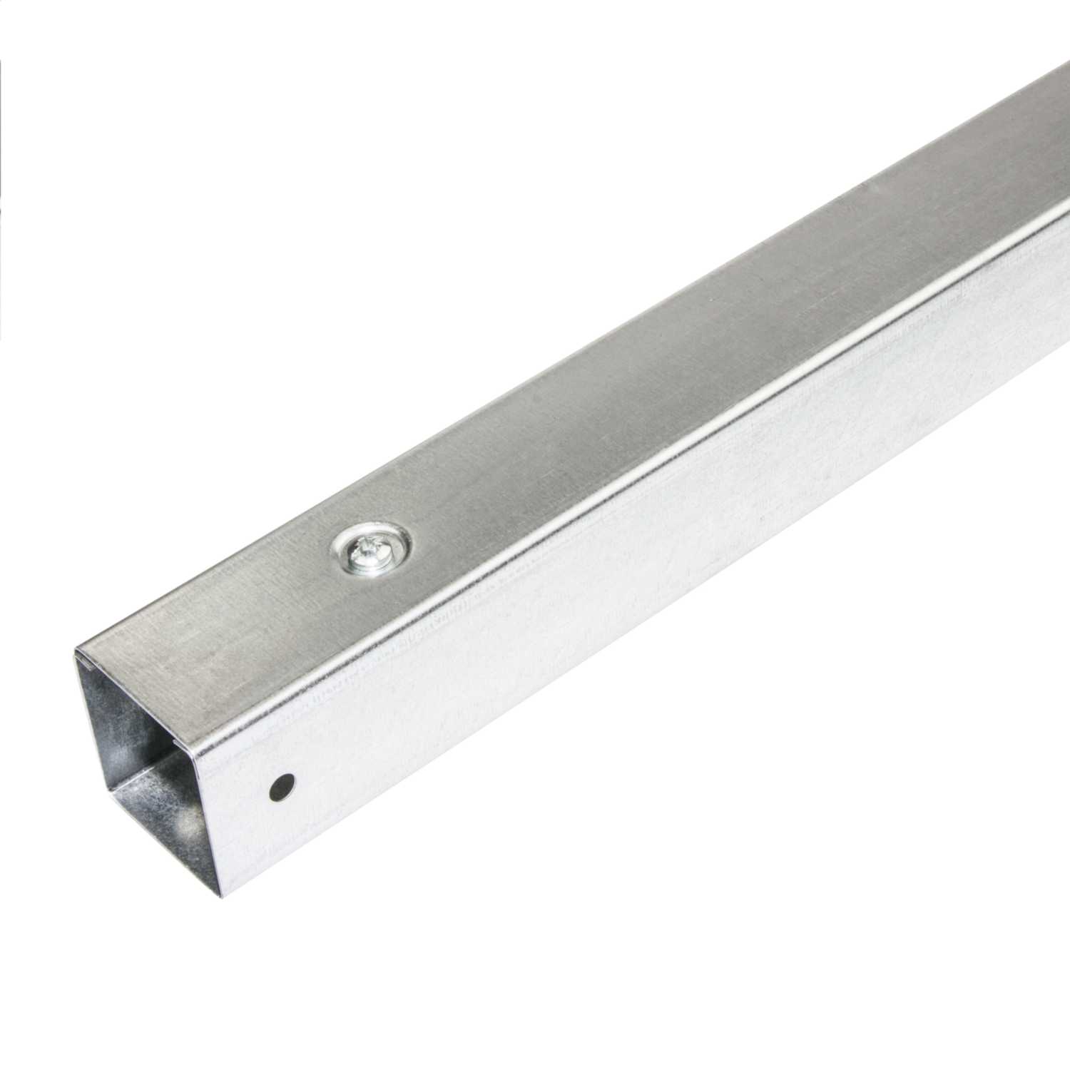 Tamlex MRE22 50mm x 50mm Galvanised Steel Trunking (3m Length) (MRE22