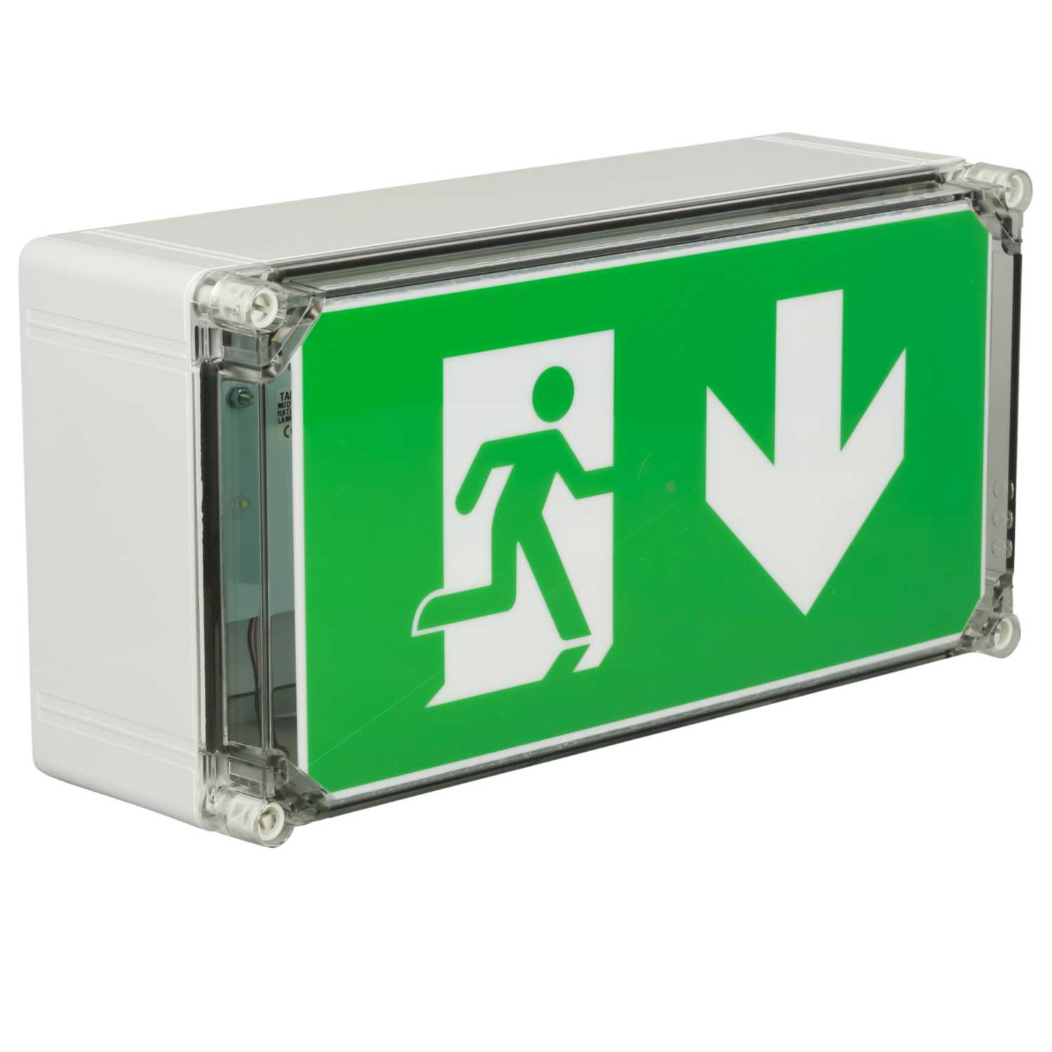 Tamlite 4W LED Weatherproof Emergency Exit Box (WPEBLEDM3/EURO3) CEF