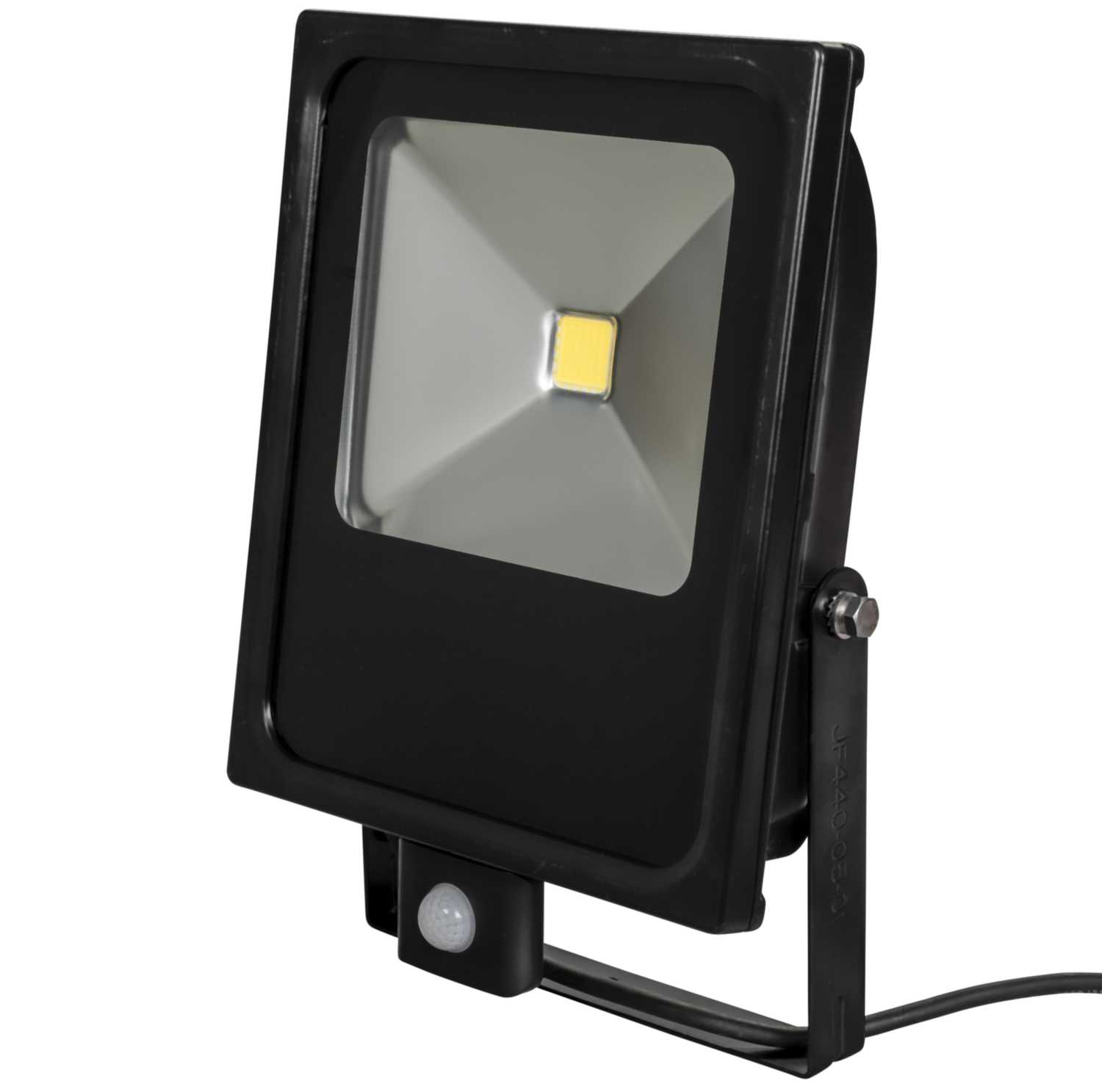 Xcite 50W LED Slim Floodlight with PIR Black 4000K (XCSF50NWP) CEF