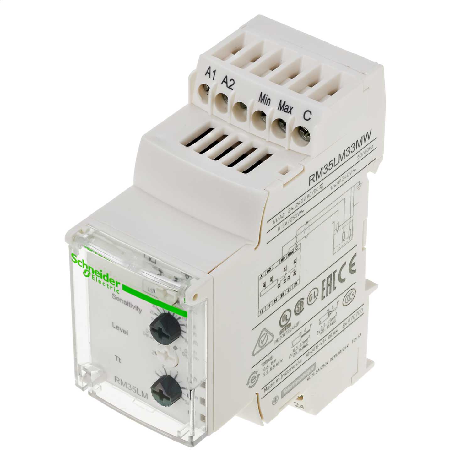 Schneider Telemecanique Zelio 24 230V AC / DC 5A Liquid Level Control