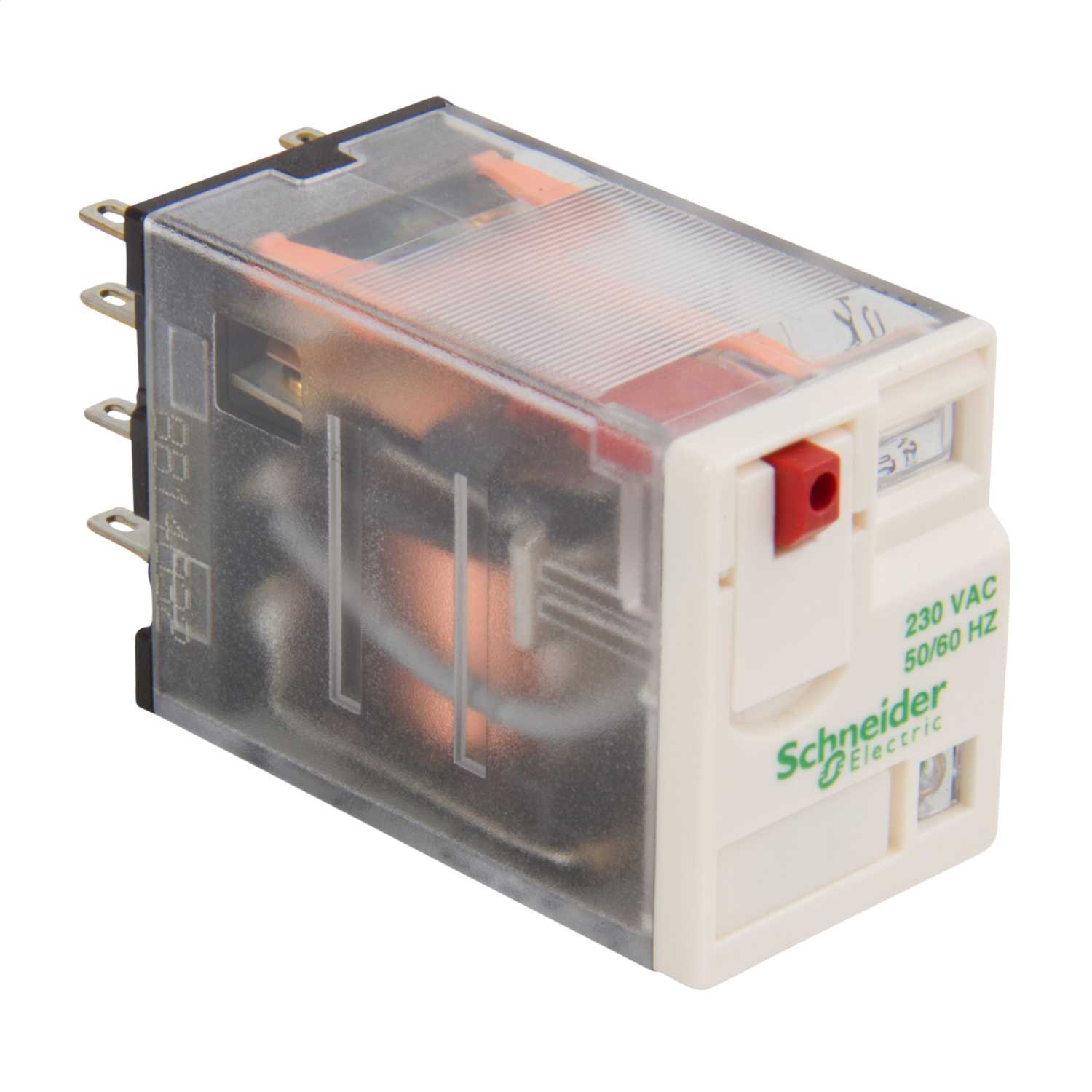 Schneider Telemecanique 8 Pin 230V 12A Miniature Plug In Relay with LED