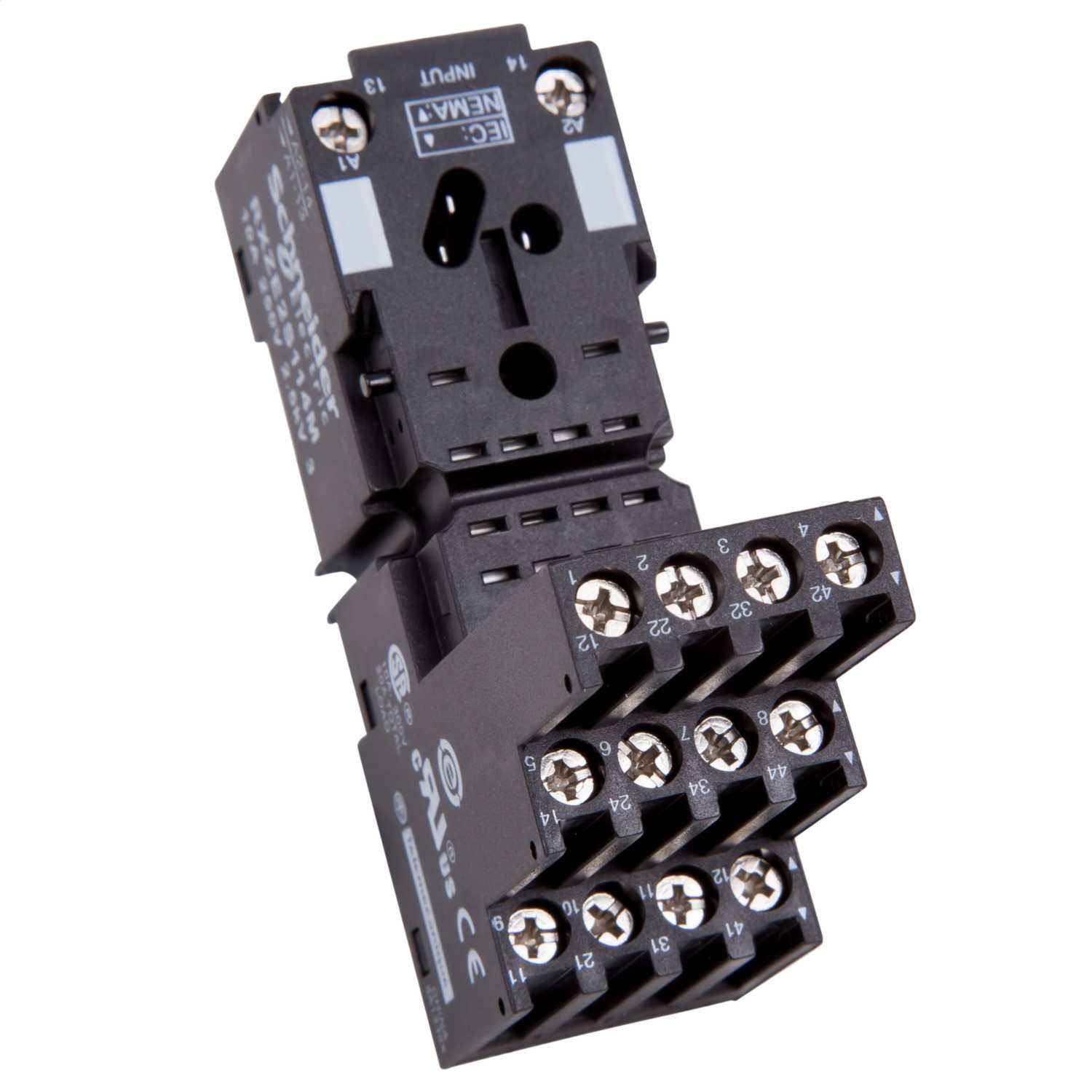 Schneider Telemecanique Zelio RXM4 10A Mixed Contact Relay Base