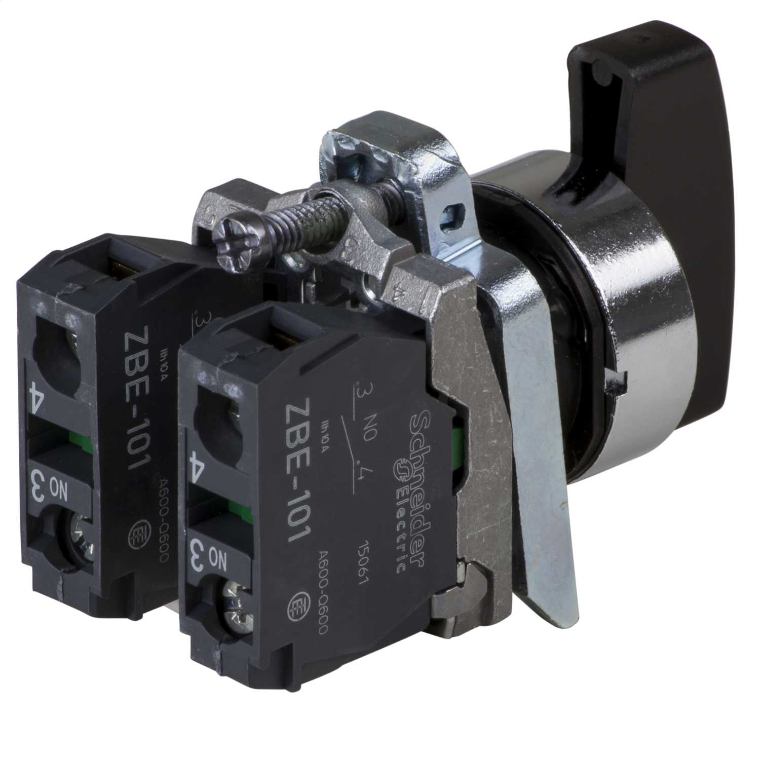 Schneider Telemecanique Harmony XB4 Selector Switch 3 Position Stay Put