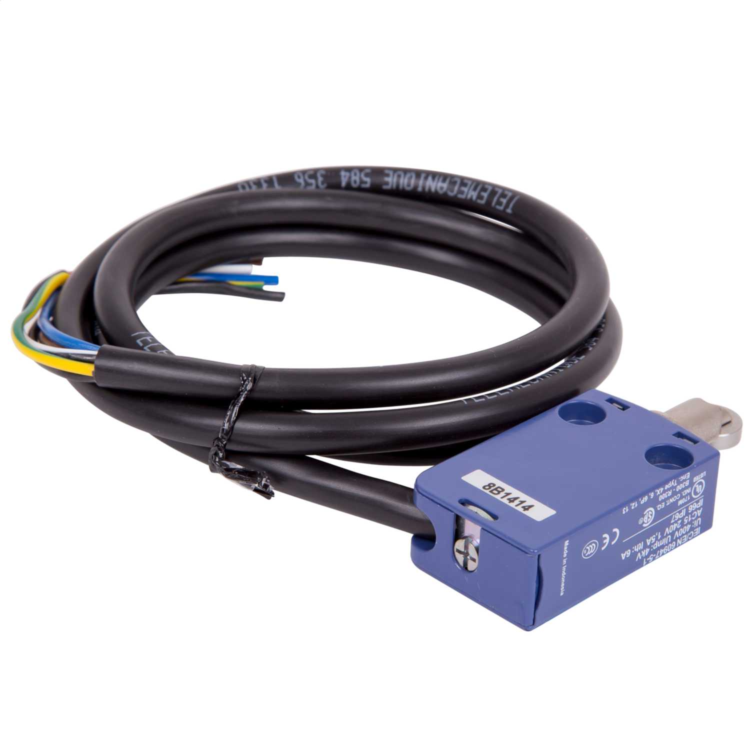 Schneider Telemecanique Limit Switch Steel Roller Plunger 1 NC + 1 NO