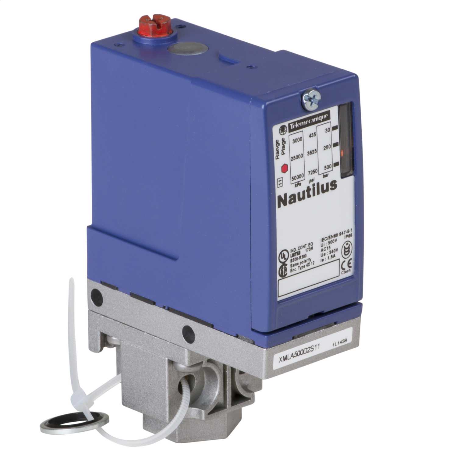 Schneider Telemecanique Pressure Switch 500 bar 1 C/O (XMLA500D2S11) CEF