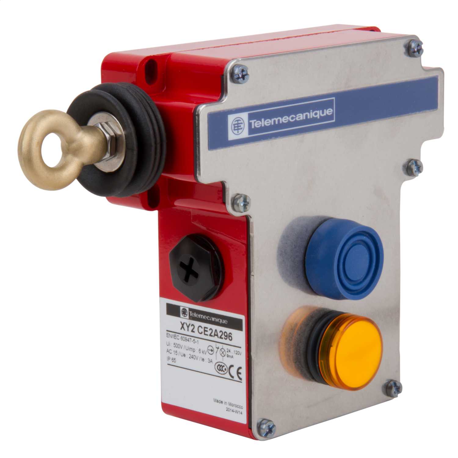 Schneider Telemecanique Preventa XY2 Emergency Stop Right Hand Rope