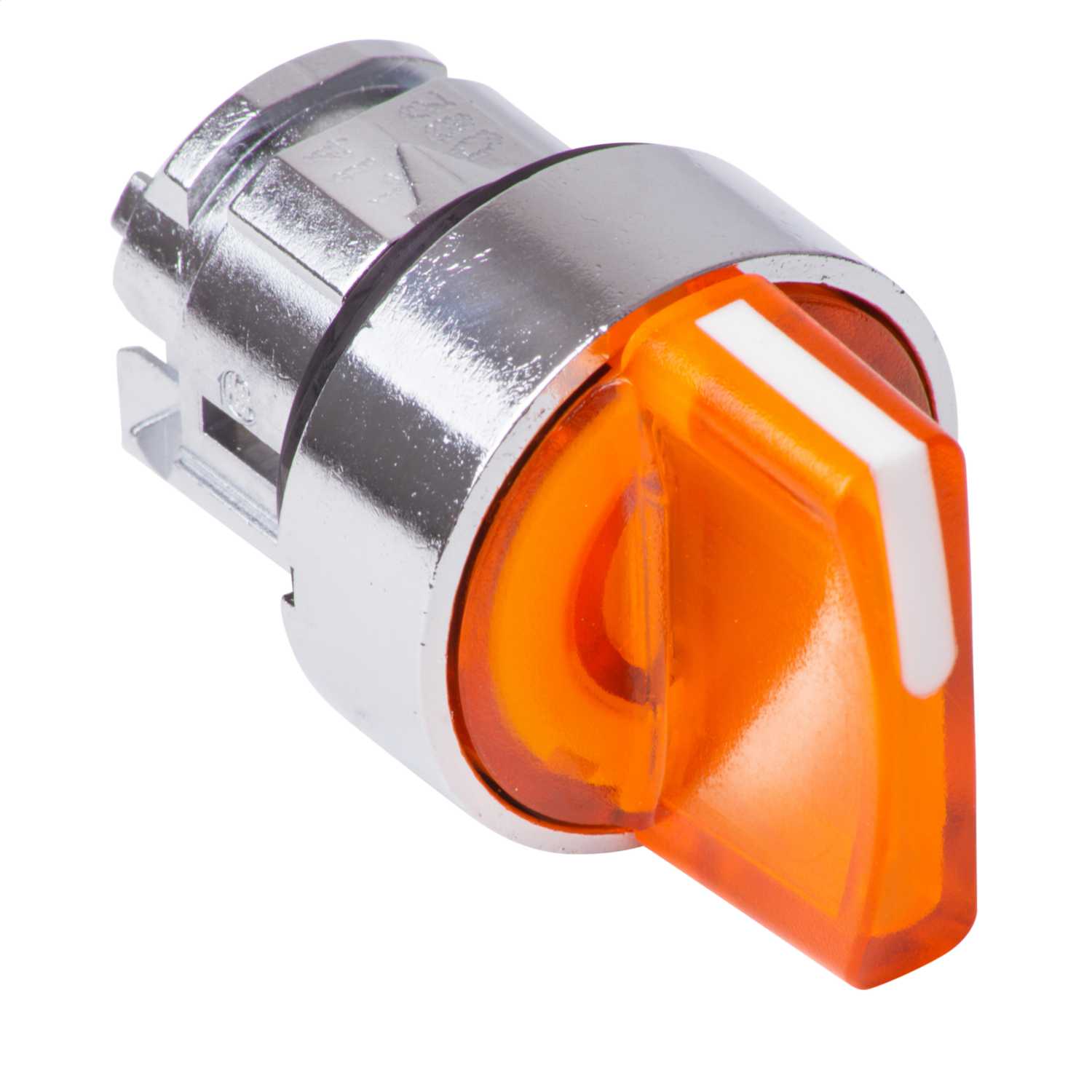 Schneider Telemecanique 3 Position Spring Return Illuminated Selector