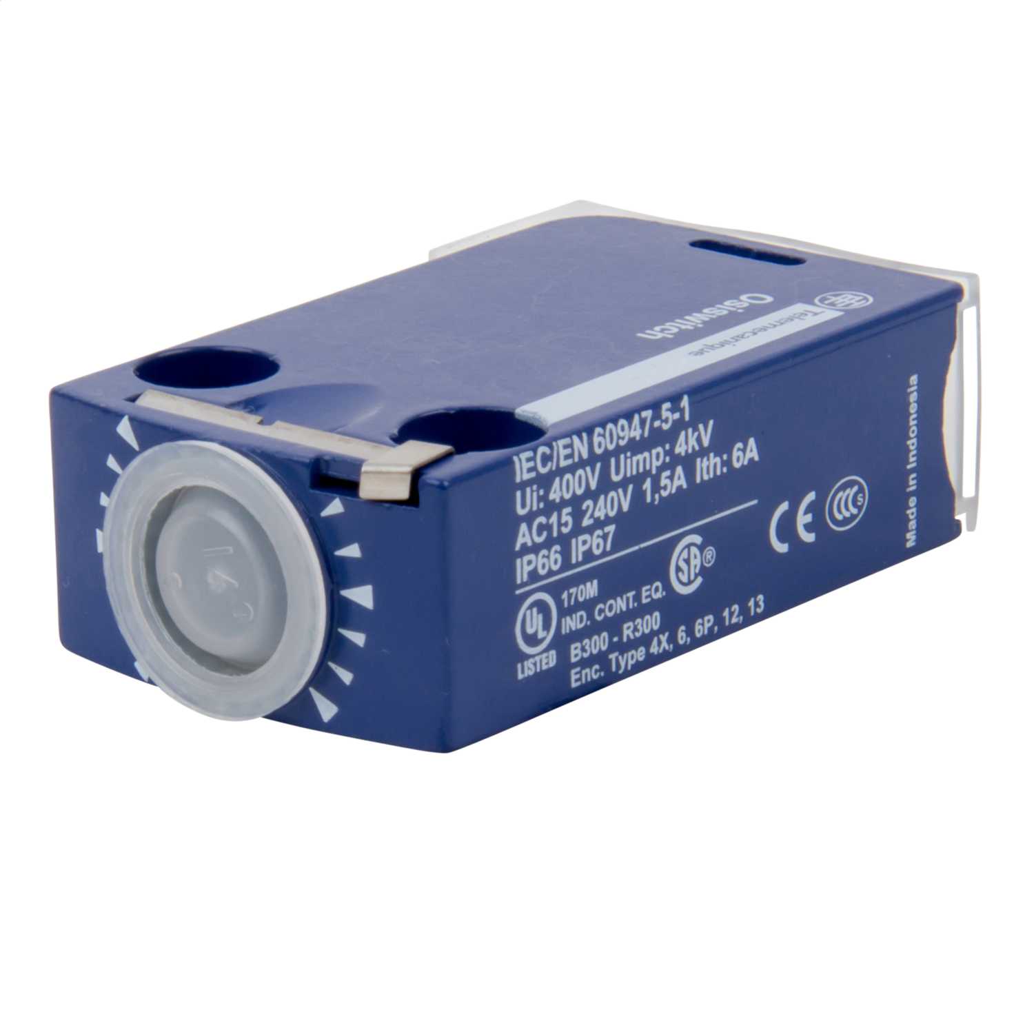 Schneider Telemecanique 6A Limit Switch with 1 NC and 1 NO 400V (ZCMD21