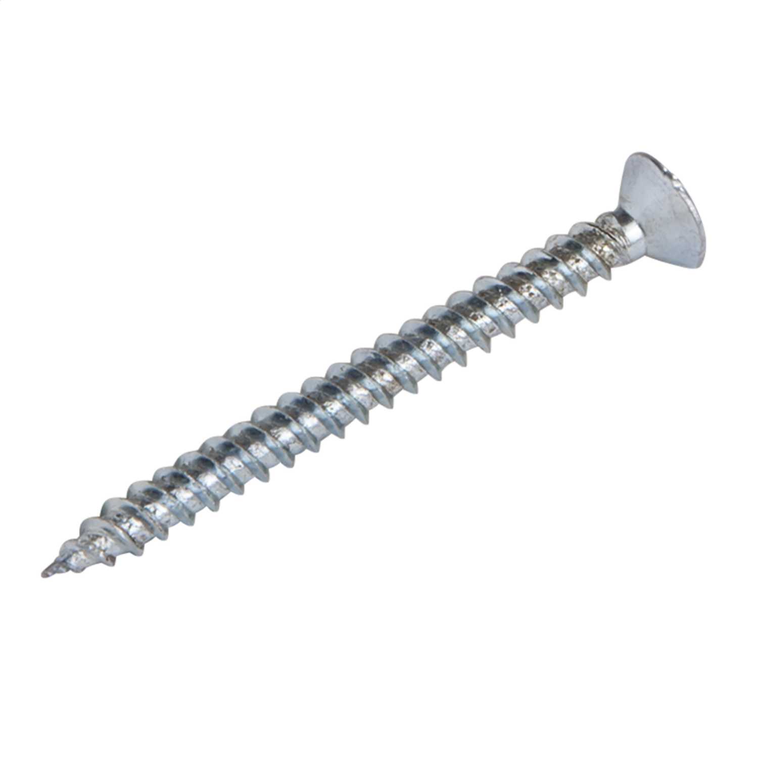Olympic Fixings 6 x 2 Countersunk Cross Twin Thread Screws BZP (Pack of