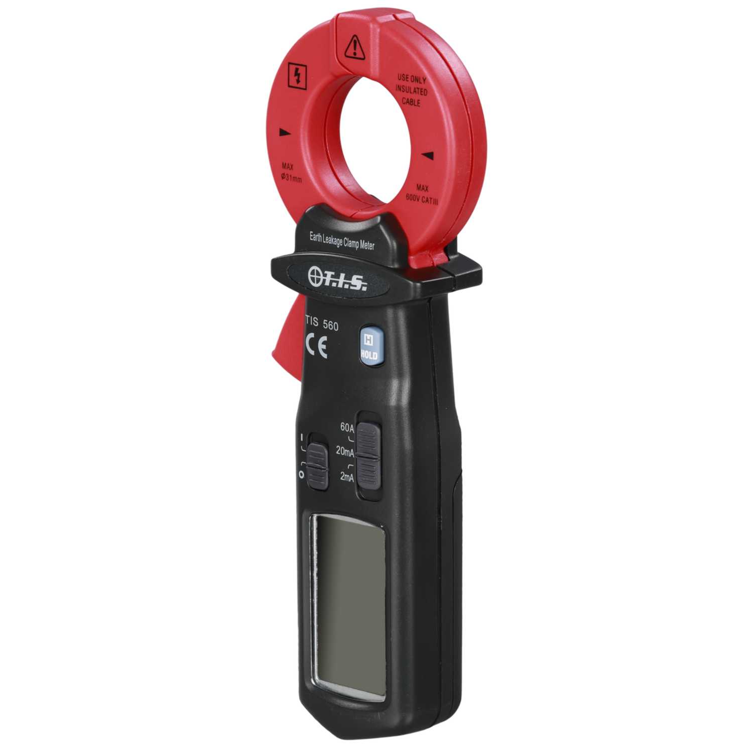 TIS 560 60A Digital Earth Leakage Clamp Meter (TIS560) CEF