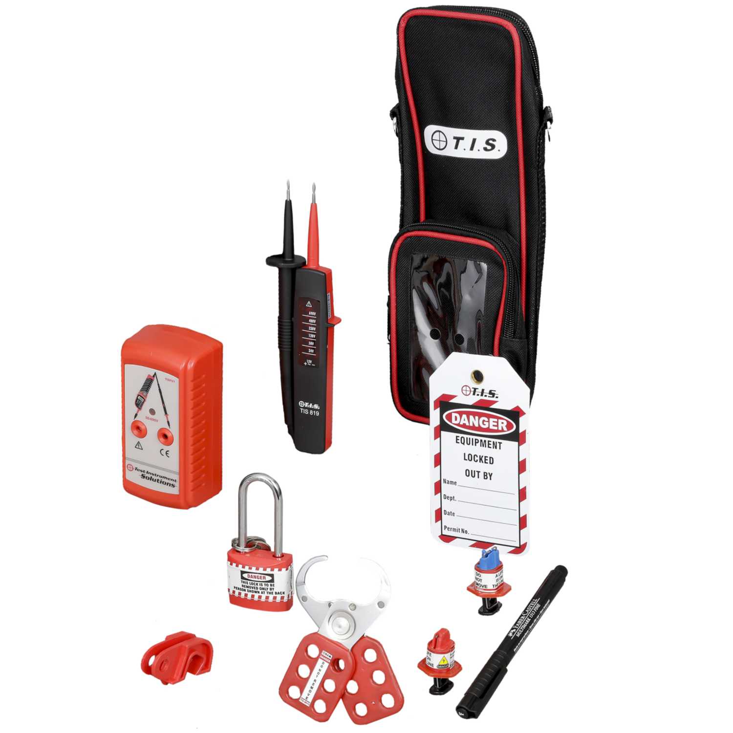 TIS Safe Isolation Testing Kit with Lockout Set (TISSIPKIT) CEF