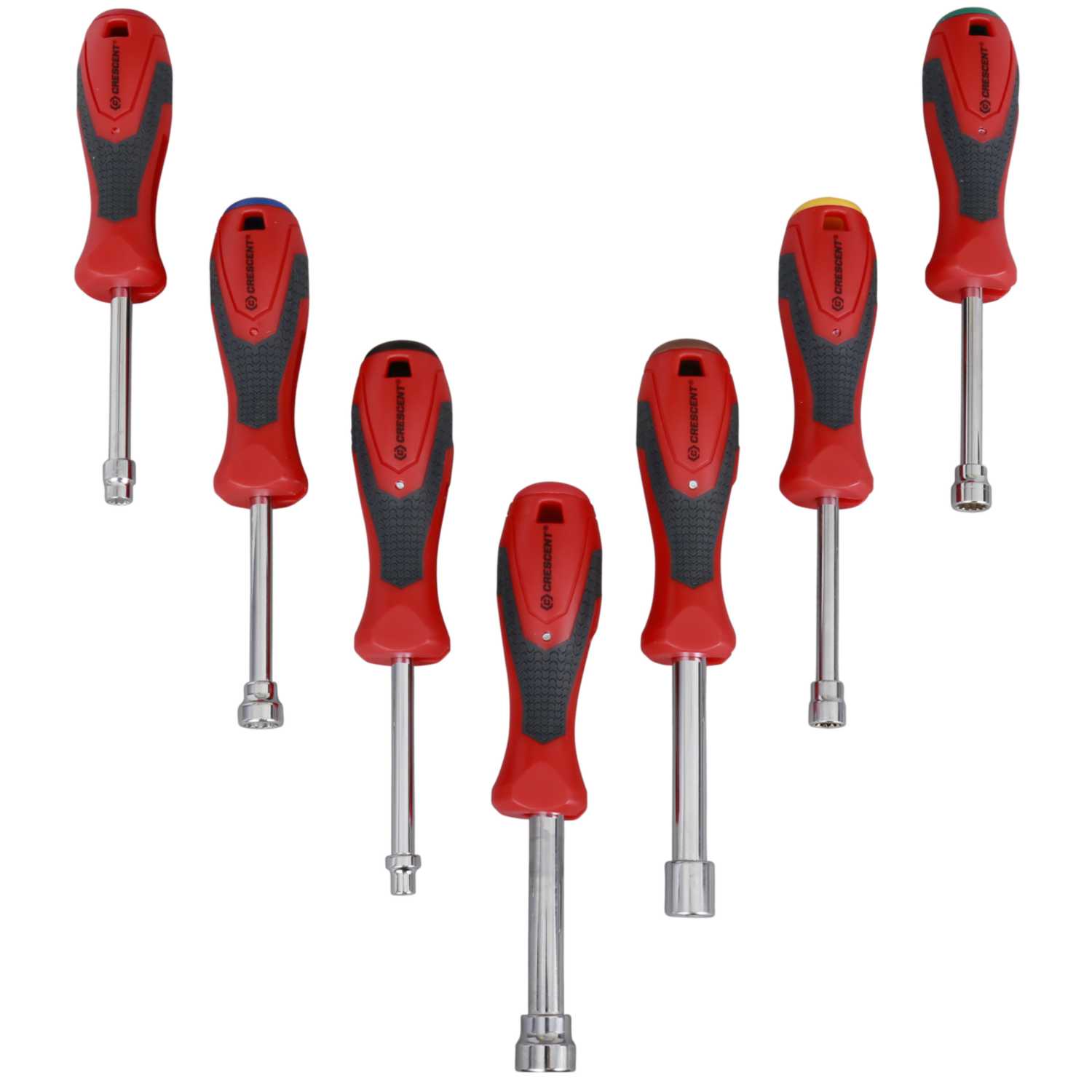 Crescent 7 Piece Universal Quick Convert THandle Nut Driver Set