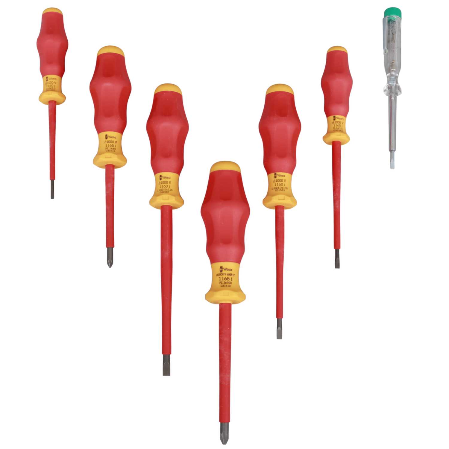 Wera 7 Piece VDE Screwdriver Set (WER031576) CEF