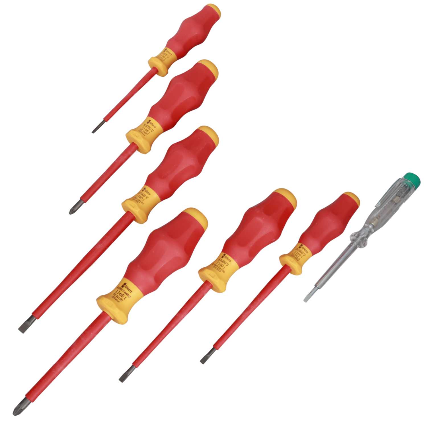 Wera 7 Piece VDE Screwdriver Set (WER031576) CEF