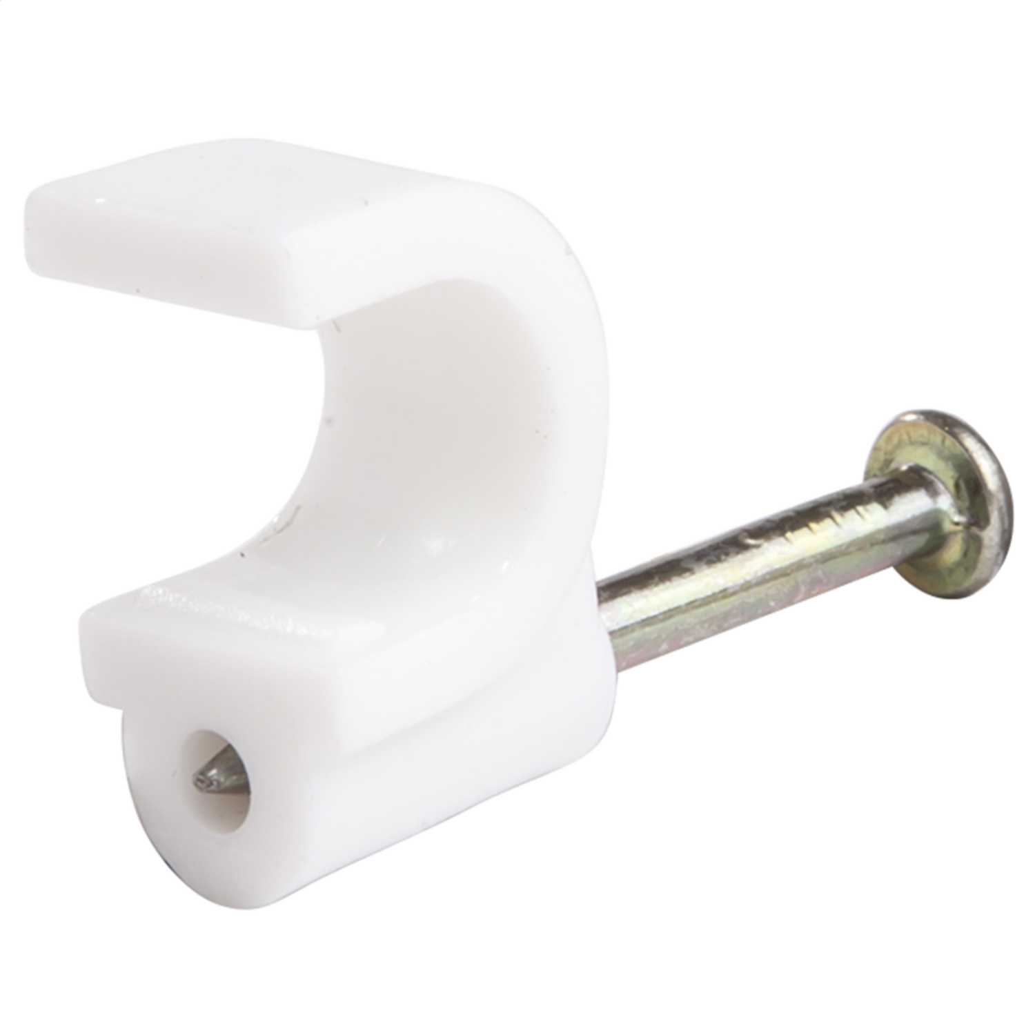 Schneider Tower 8.0mm Round Clips White (Pack of 100) (70CWRC8) CEF