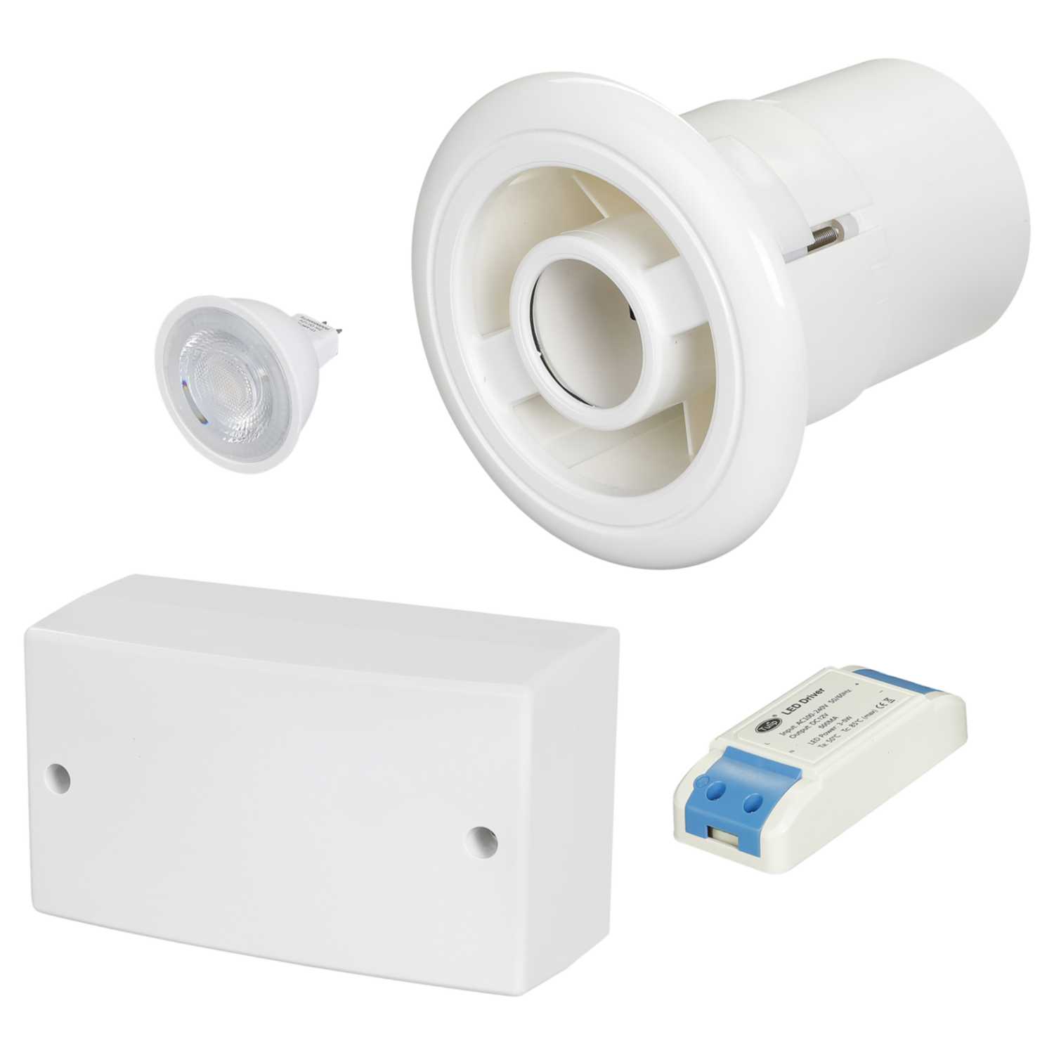 Vent Axia Fan and Light Ventilation Kit with Timer (188210) CEF