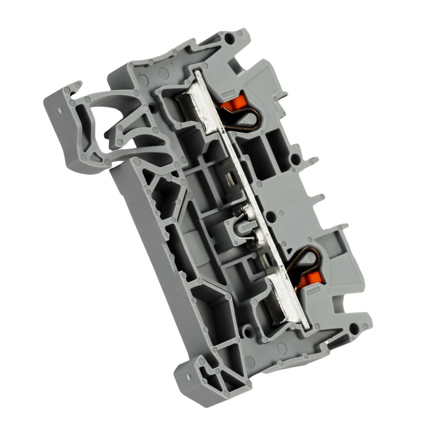 Wago 4mm Standard DIN Rail Terminal PushIn Grey (22041201) CEF