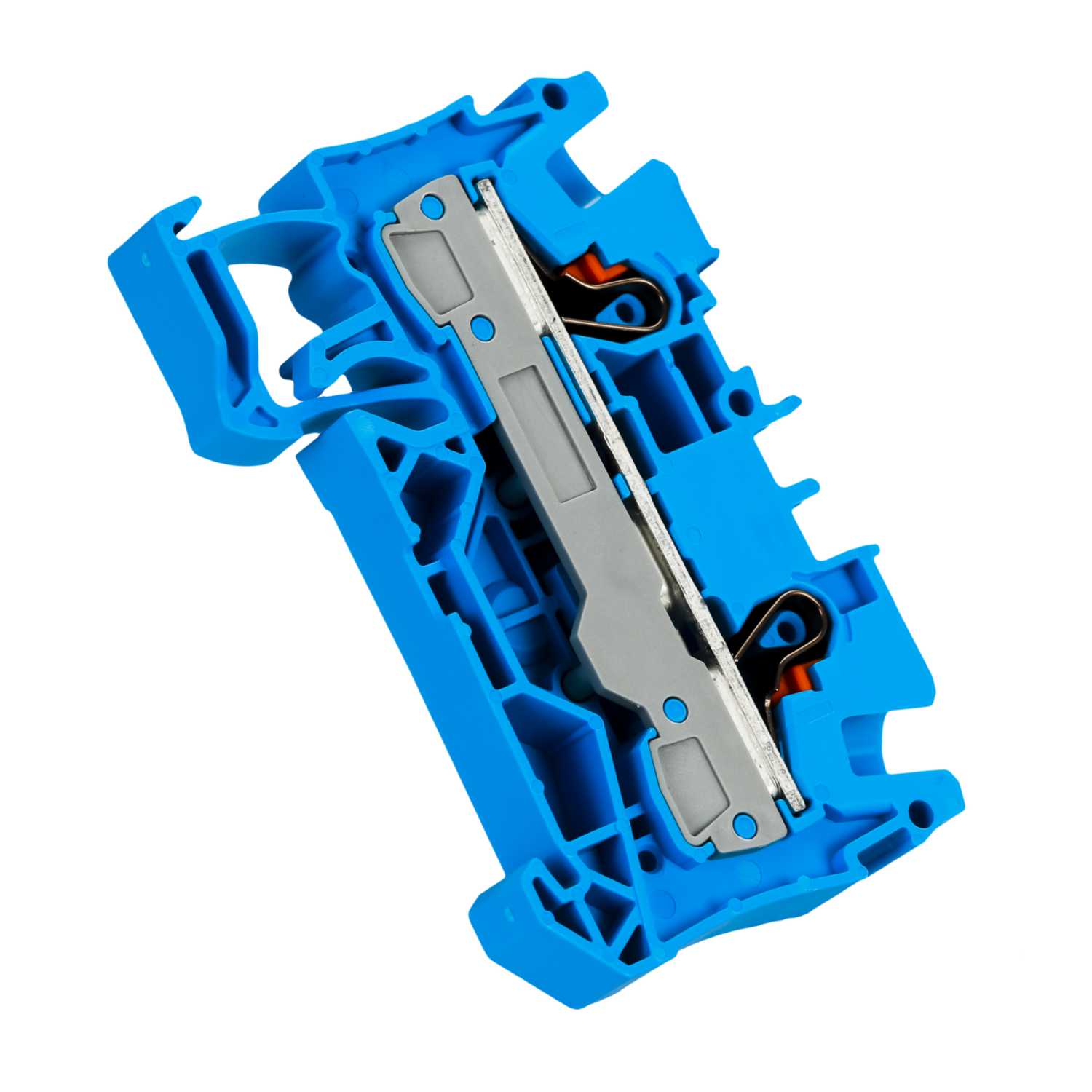 Wago 6mm Standard Din Rail Terminal PushIn Blue (22061204) CEF