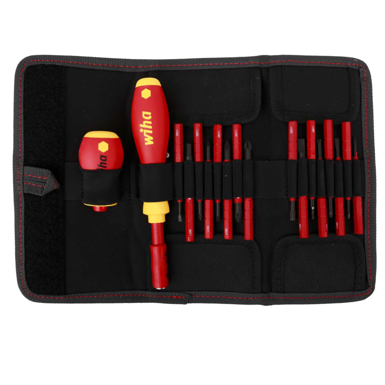 Wiha 18 Piece Slim Vario VDE Screwdriver Set (WHA41231) CEF