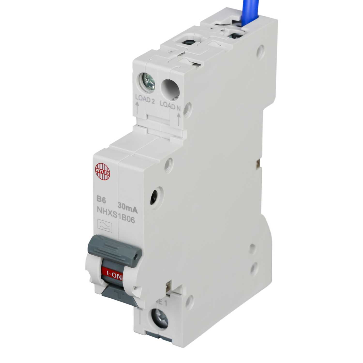 Wylex NHXS 6A Single Pole 1 Module B Curve 6kA 30mA RCBO (NHXS1B06) | CEF