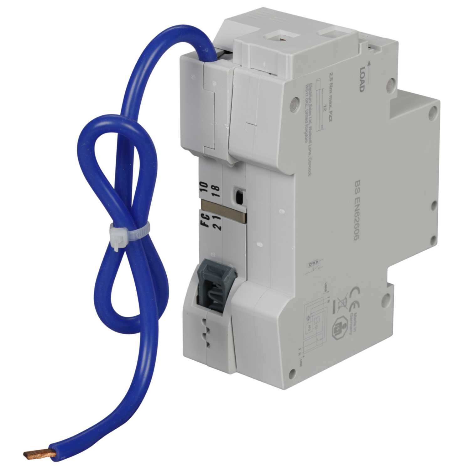 Wylex 10A Double Pole 2 Module C Curve 6kA 30mA AFDD Combined RCBO