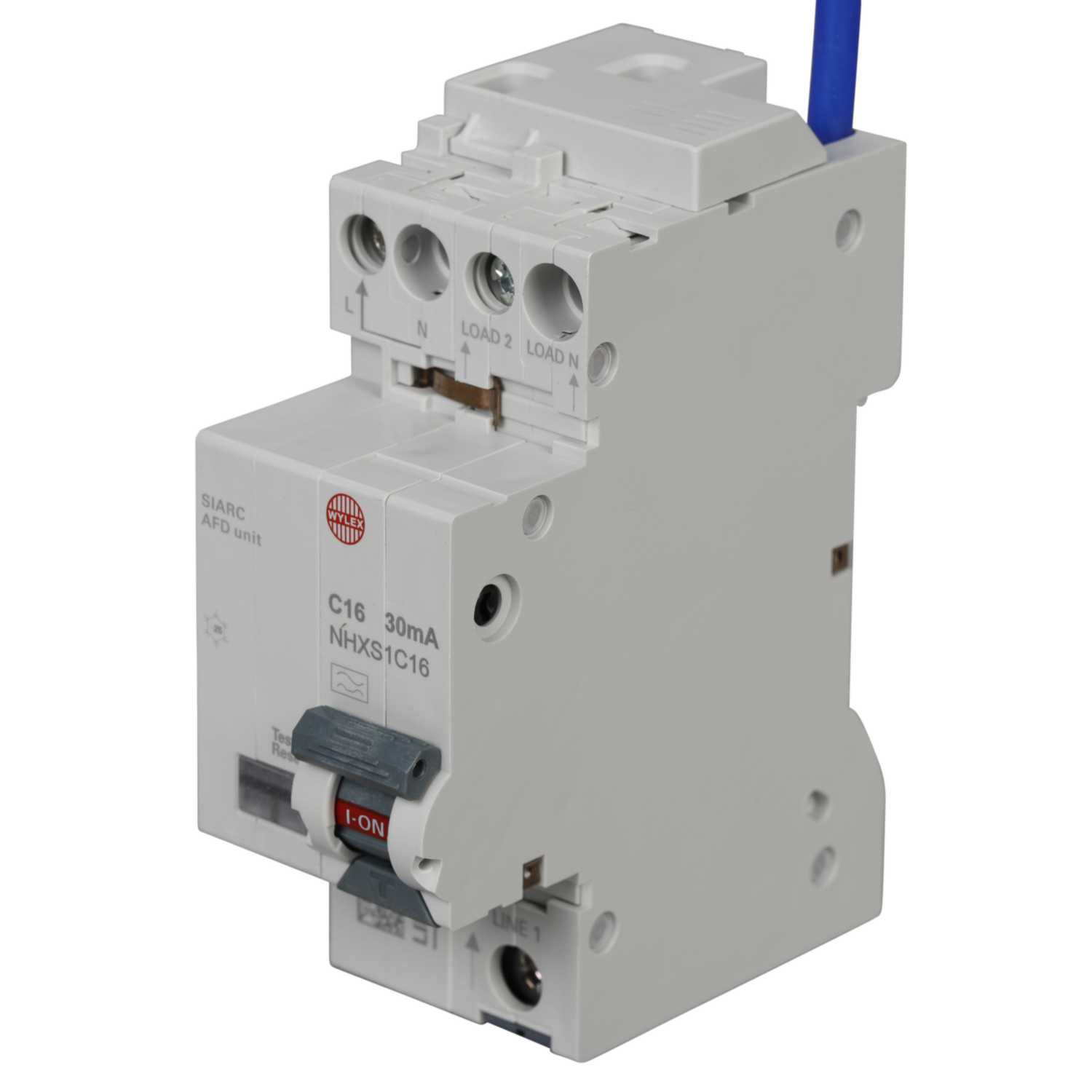 Wylex 16A Double Pole 2 Module C Curve 6kA 30mA AFDD Combined RCBO ...