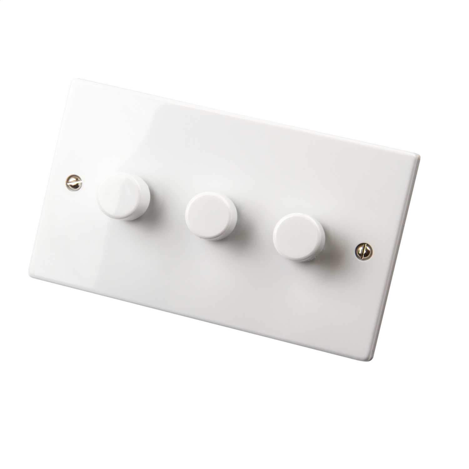 Zano Controls 250w 3 Gang Dimmer Switch White Zanowh253 Cef