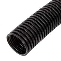 25mm Black Flexible Polypropylene IP44 Conduit 50m Length